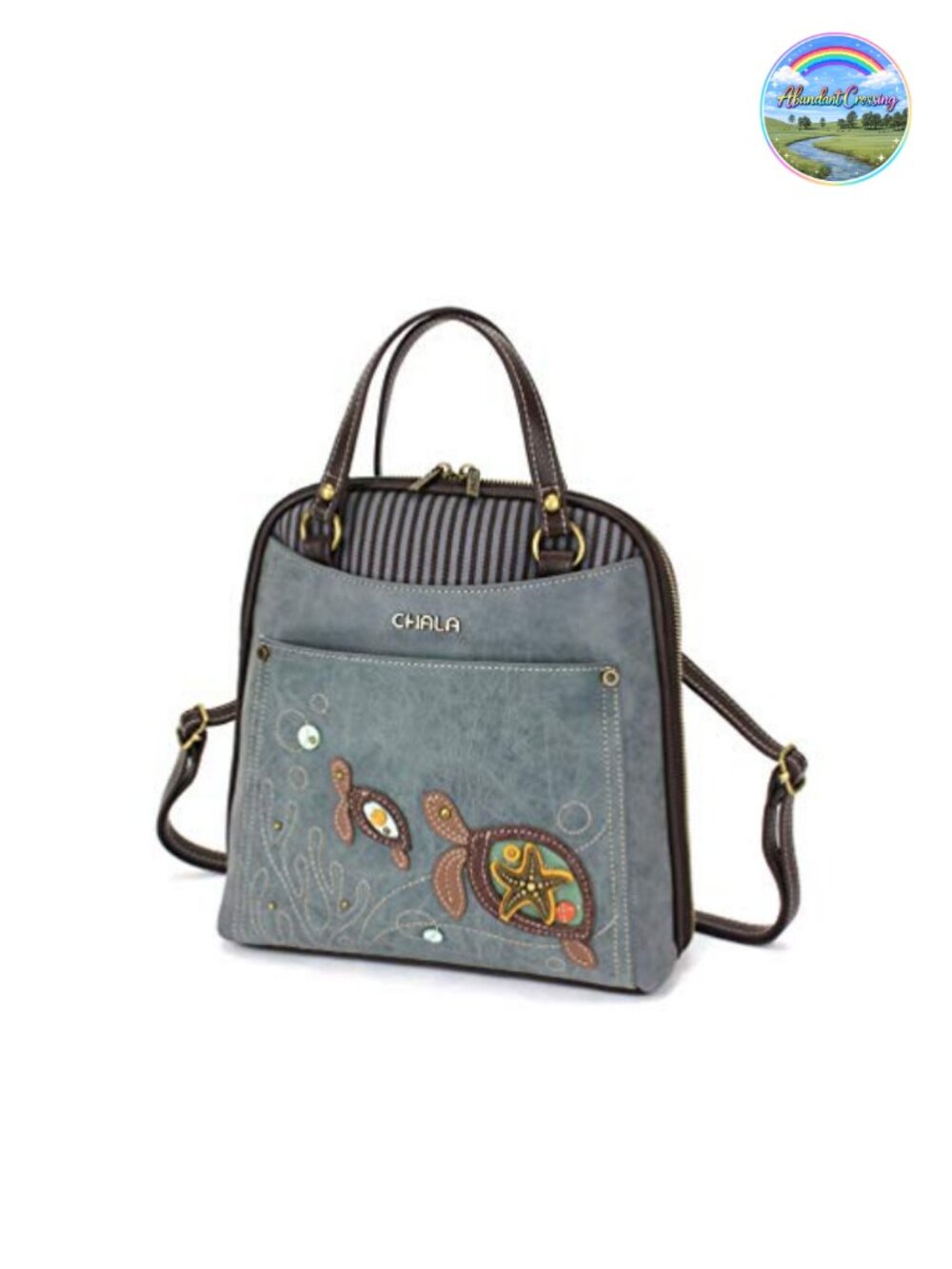 Convertible Faux Leather Backpack Purse with Adjustable Straps